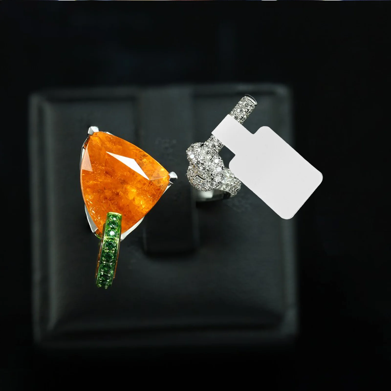 

100 шт., этикетки с ценами для ювелирных изделий, наклейки из чистой бумаги, самоклеящиеся бирки для колец, ожерелий, браслетов, удобная идентификация