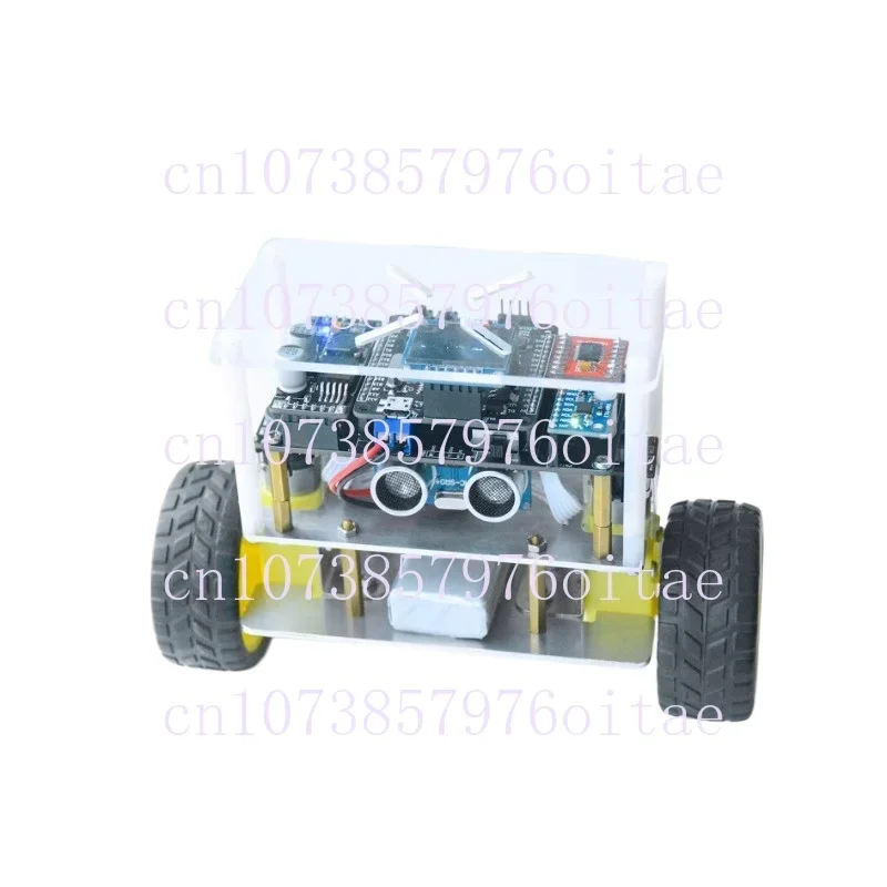 STM32 Self-balancing Trolley, Two-wheel Single-chip Microcomputer Track Avoidance Bluetooth Remote Control DIY Kit