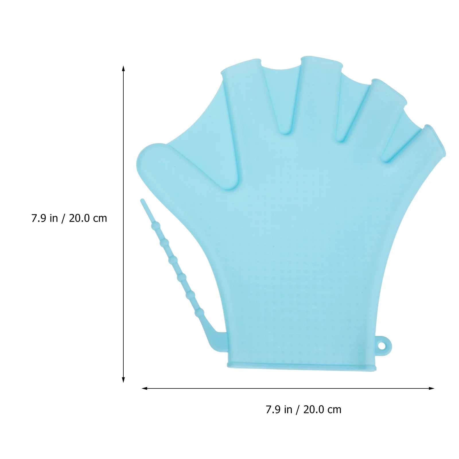 Swimming Gloves Webbed Adjustable Pool Paddles Silicone Diving Training Practicing Hand Cover Gym for Men image 5