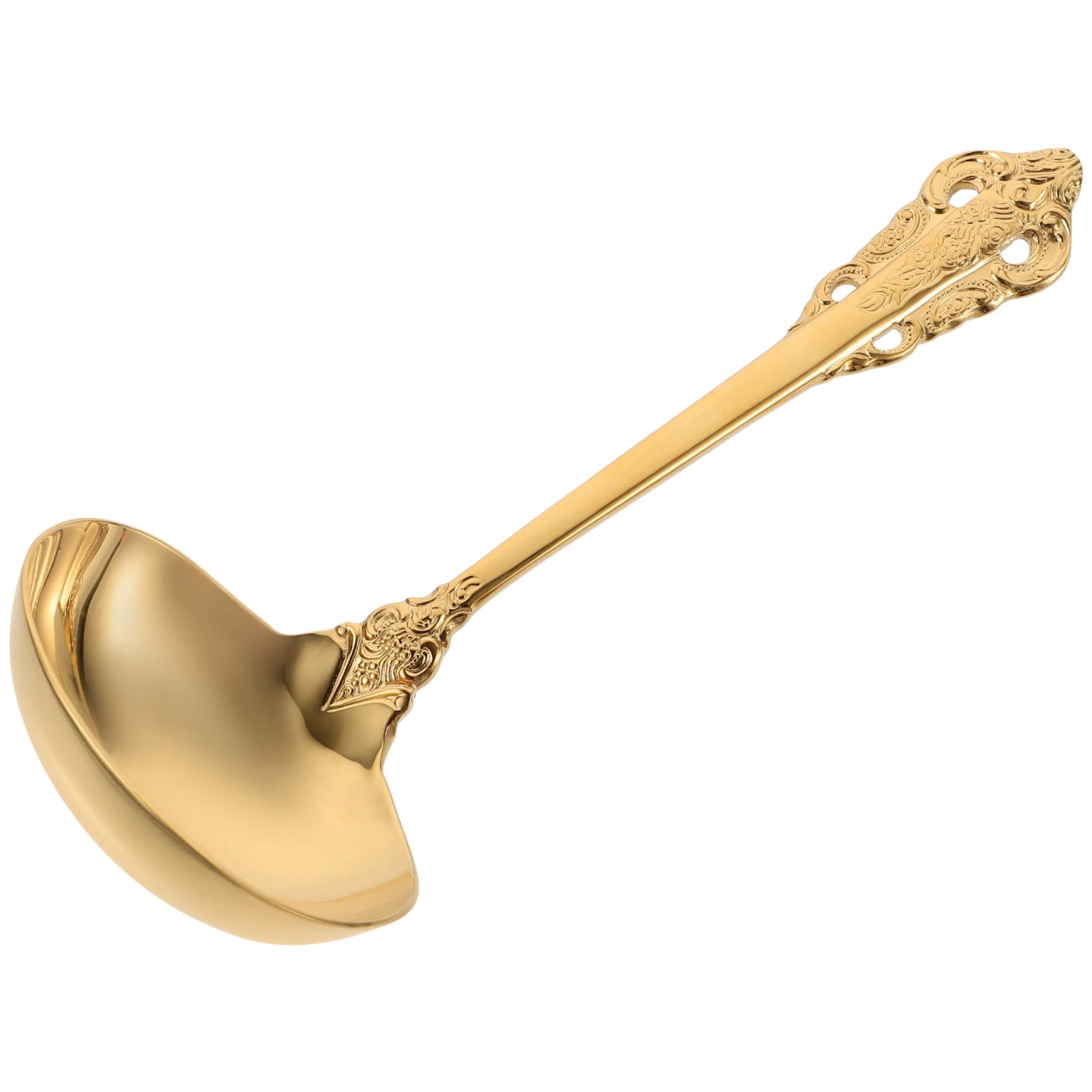 

1pc Stainless Steel Large Kitchen Serving For Hot Pot Gravy Ladle Multi-Function Ladle Corrosion-Resistant Cooking Spoon