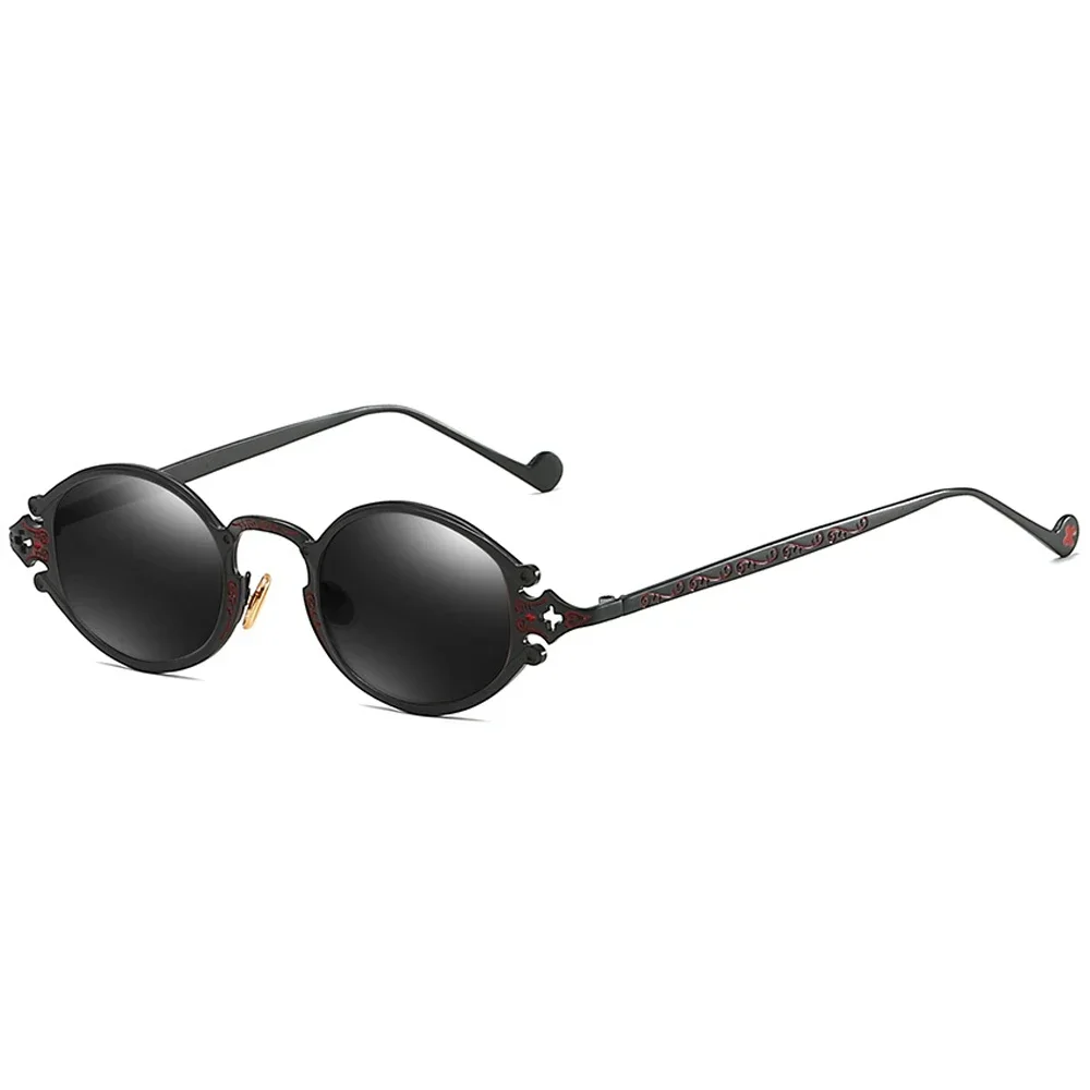 2025 Metal Steampunk Sunglasses Men Women Fashion Round Glasses Brand Design Vintage Sun Glasses High Quality Oculos de sol
