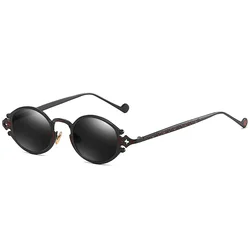 2025 Metal Steampunk Sunglasses Men Women Fashion Round Glasses Brand Design Vintage Sun Glasses High Quality Oculos de sol