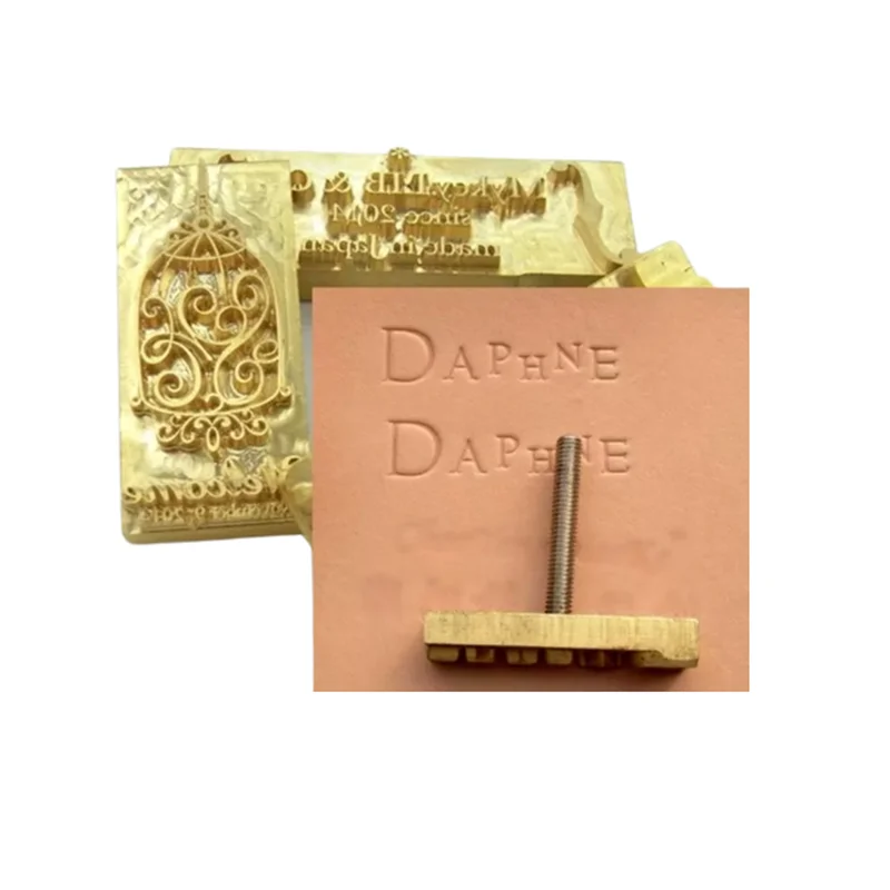 Logo personalizzato stampo in pelle legno pane ottone metallo timbro per Branding ferro riscaldamento goffratura