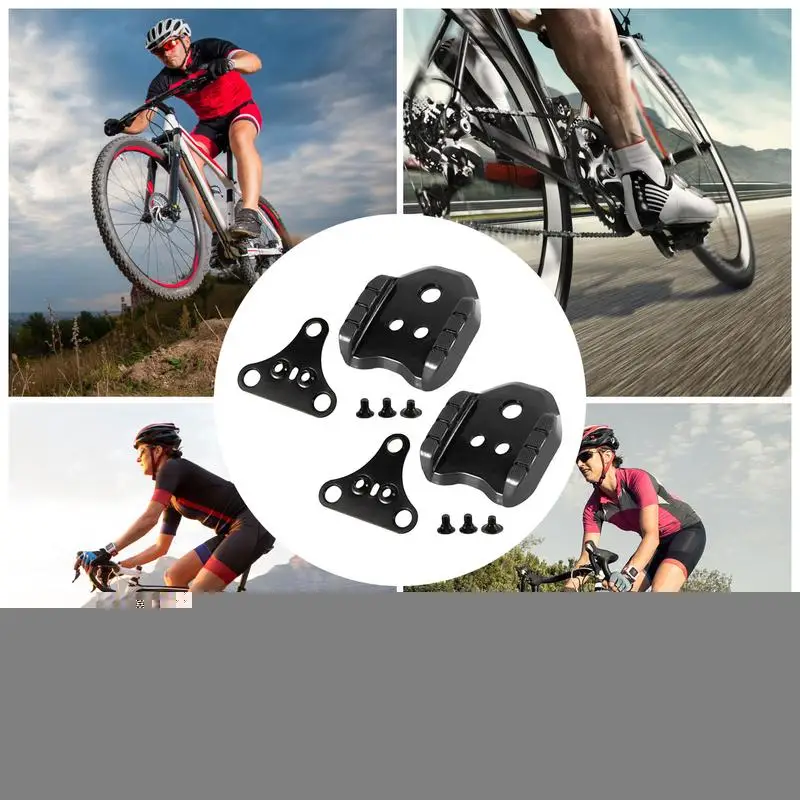 Clipes para Sapatos De Ciclismo, Pedais Conversor, Adaptador De Substituição, Bike Cleats Acessórios, Exercício Indoor, Spin Bike Convert