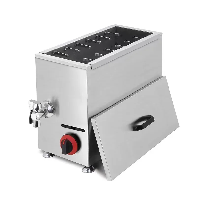 Professional Restaurant Hot Dog Potato Corn Fish Fried Machine Domestic Single Tank Deep Fryer
