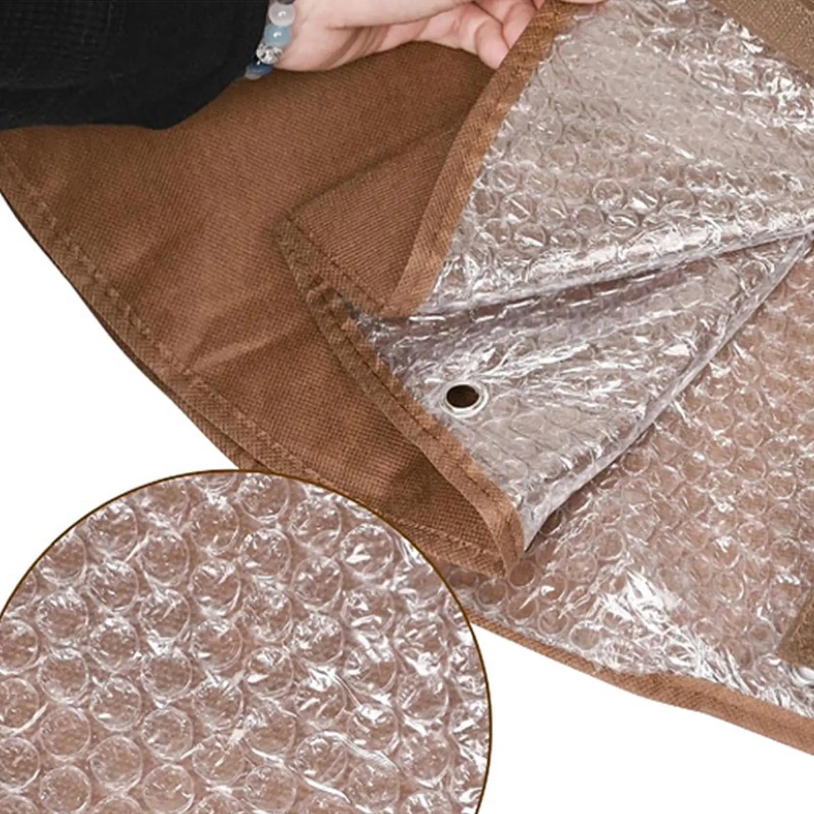 

Чехлы на корни дерева, термозащитные многоразовые морозные одеяла с грунтовыми гвоздями, зимние морозные чехлы на корни дерева для кустарников, сада