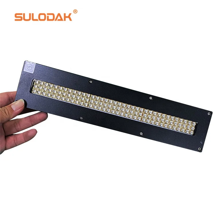 

High Power 1300W 395nm LED Curing Lamp Water Cooling 18W/cm Irradiation For Flatbed Printer Ink Curing Office Medical