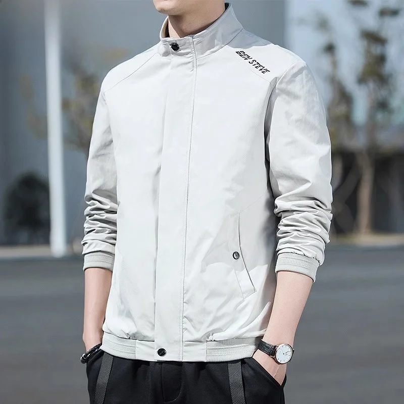 

Повседневная мужская одежда Jaet, весна-осень, новинка, модная рабочая одежда с воротником-стойкой, свободная посадка, мексиканский рисовый человек, длинное волокно из полиэстера