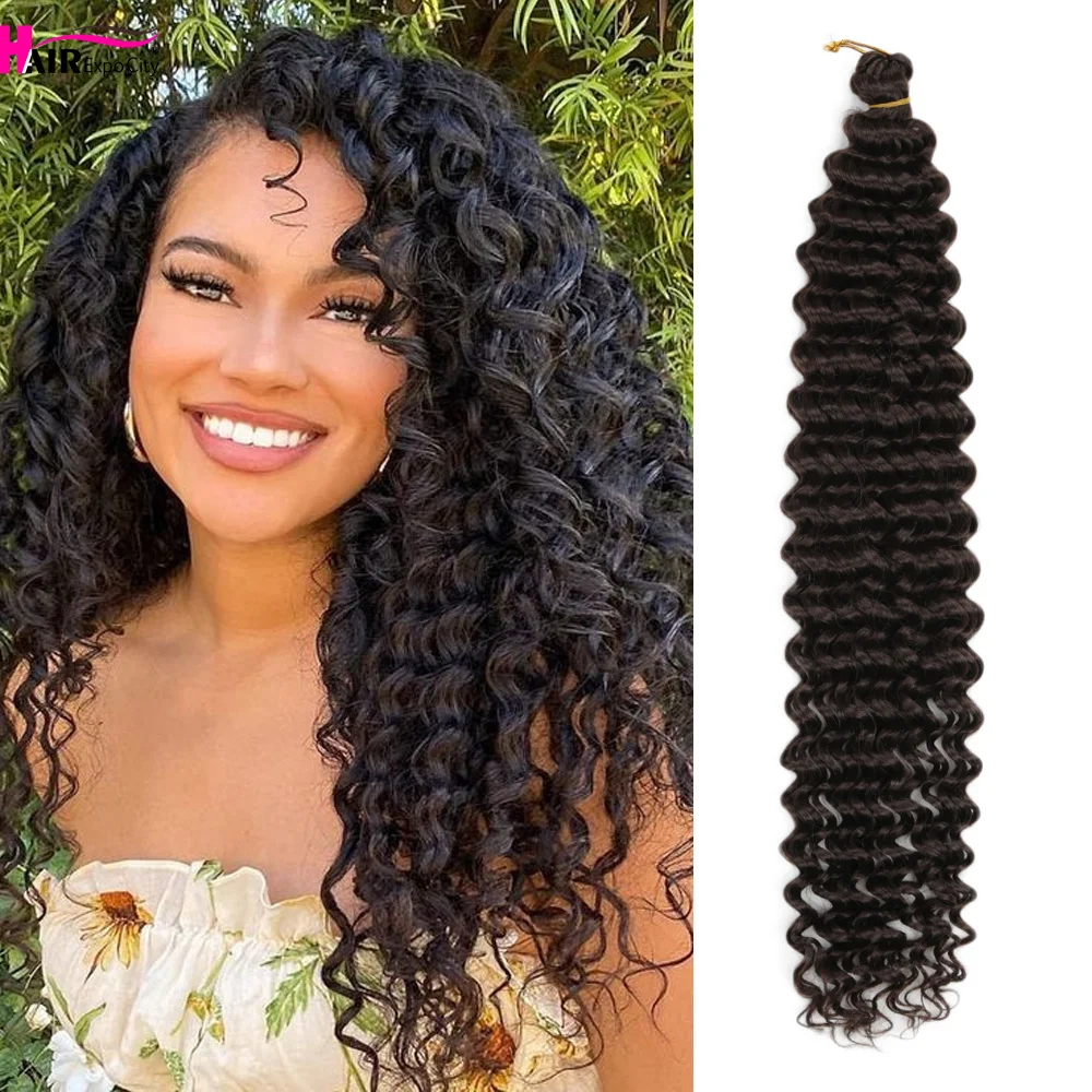 

Deep Twist Crochet Braid Hair Synthetic Pre Stretched Braiding Hair Extensions For African Women Kanekalon Afro Braids Hair