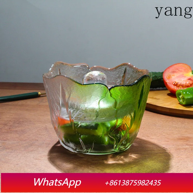 

LMM glass pickle jar with lid thickened lead-free glass pickle bowl