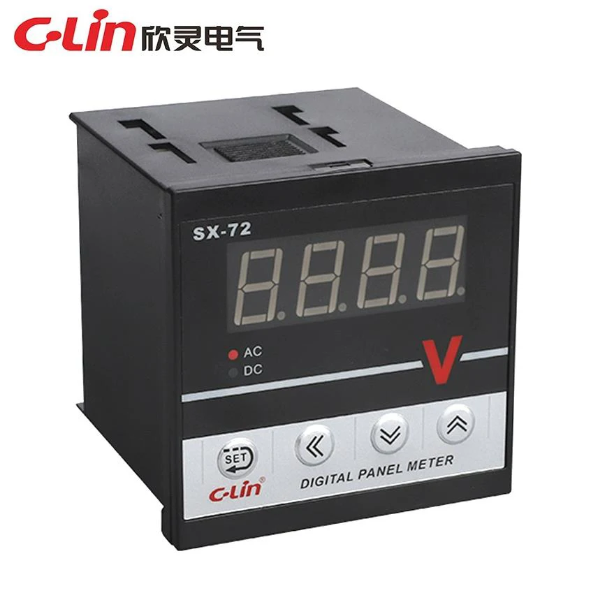 Authentic Original C-Lin Strong anti-interference Digital Display Current Voltage Panel Meter SX-6L SX-48 SX-72
