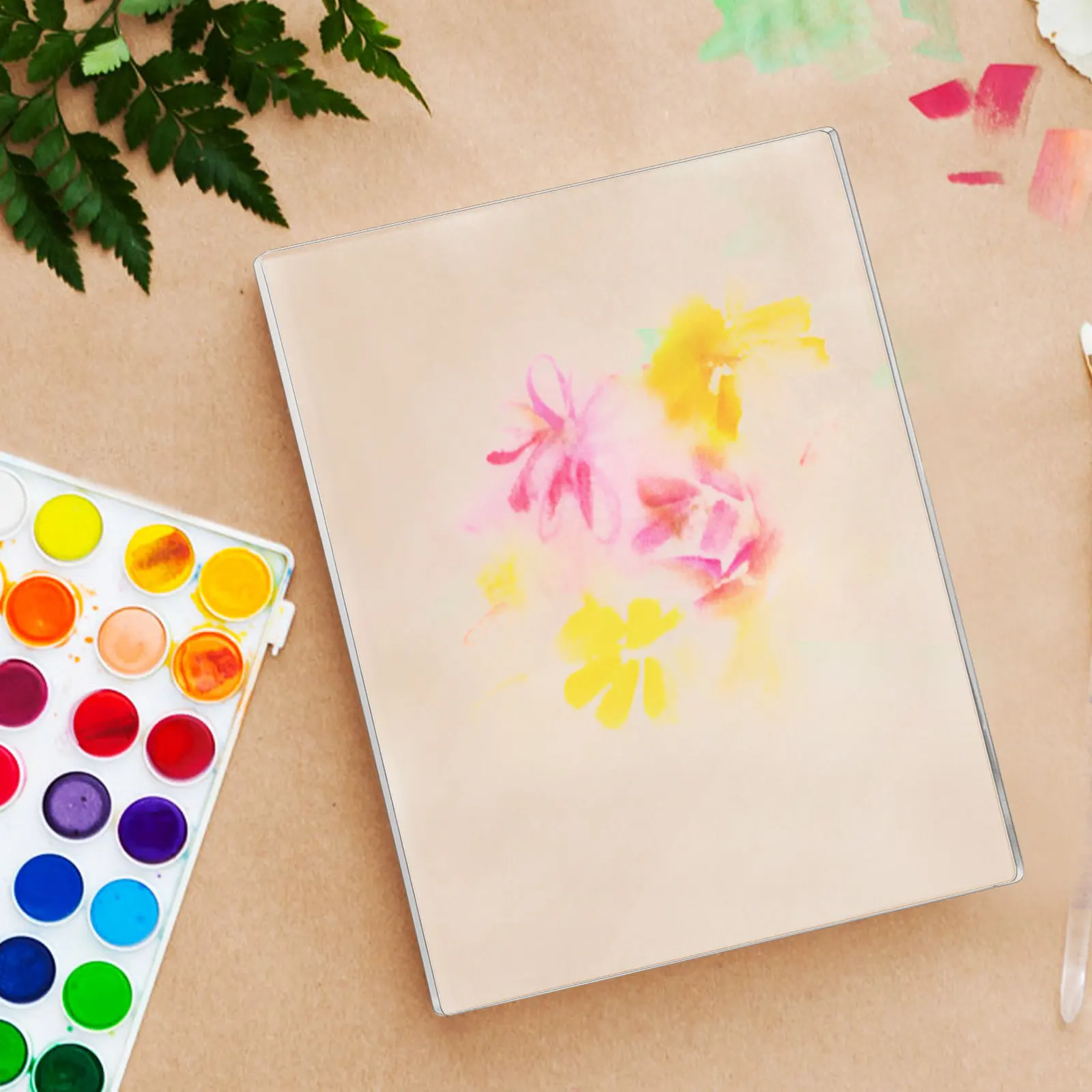 A3 Clear Jelly Printing Plate Smooth Transfer Surface for DIY Art Projects Reusable Gel Plate for Journaling Home Decor Craft