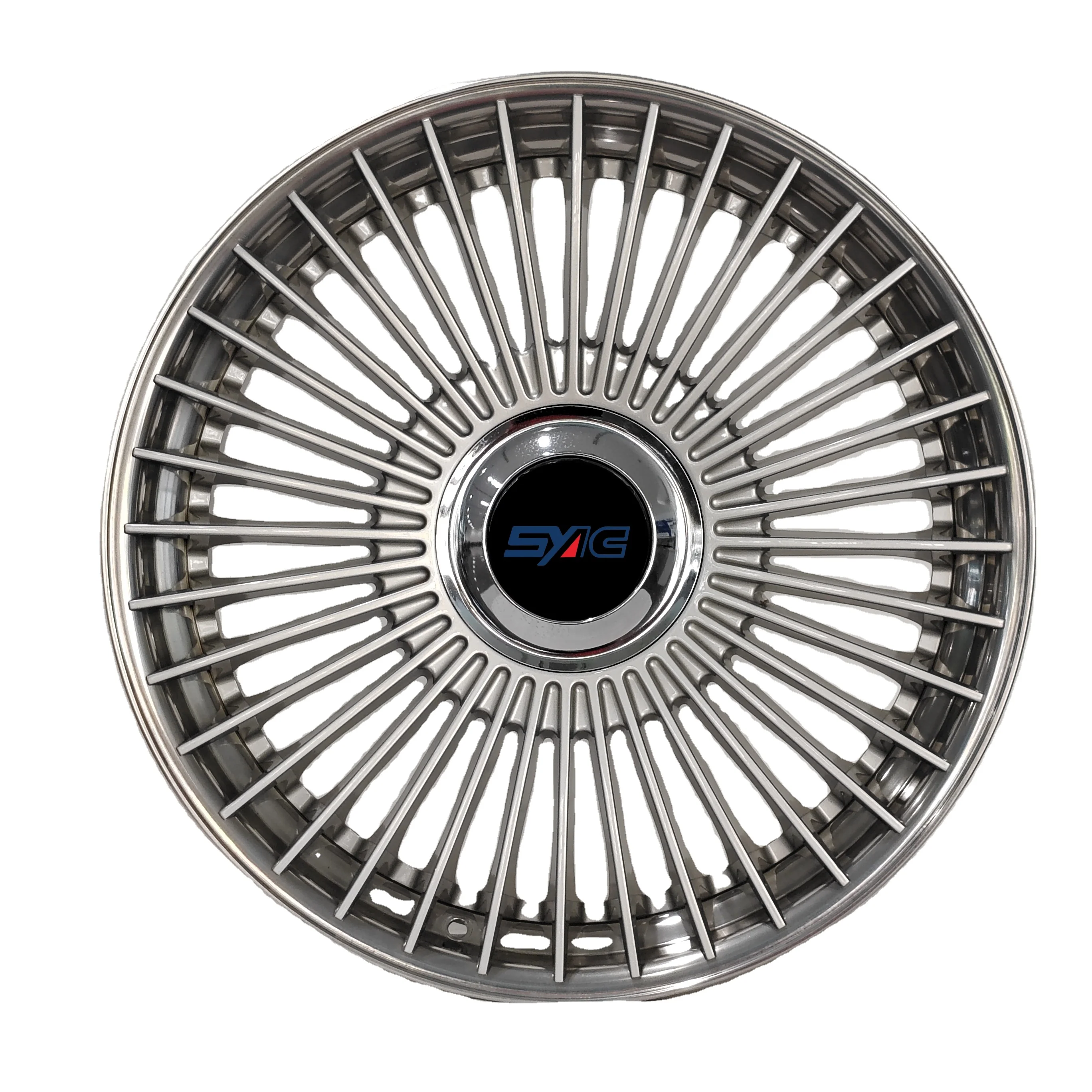 PRIVATE CUSTOM 2 Piece 6061 Forged Car Rims 17 18 19 20 21 22 Inch 4 5 6 Holes Multi Spoke Passenger Car Wheels Factory Price