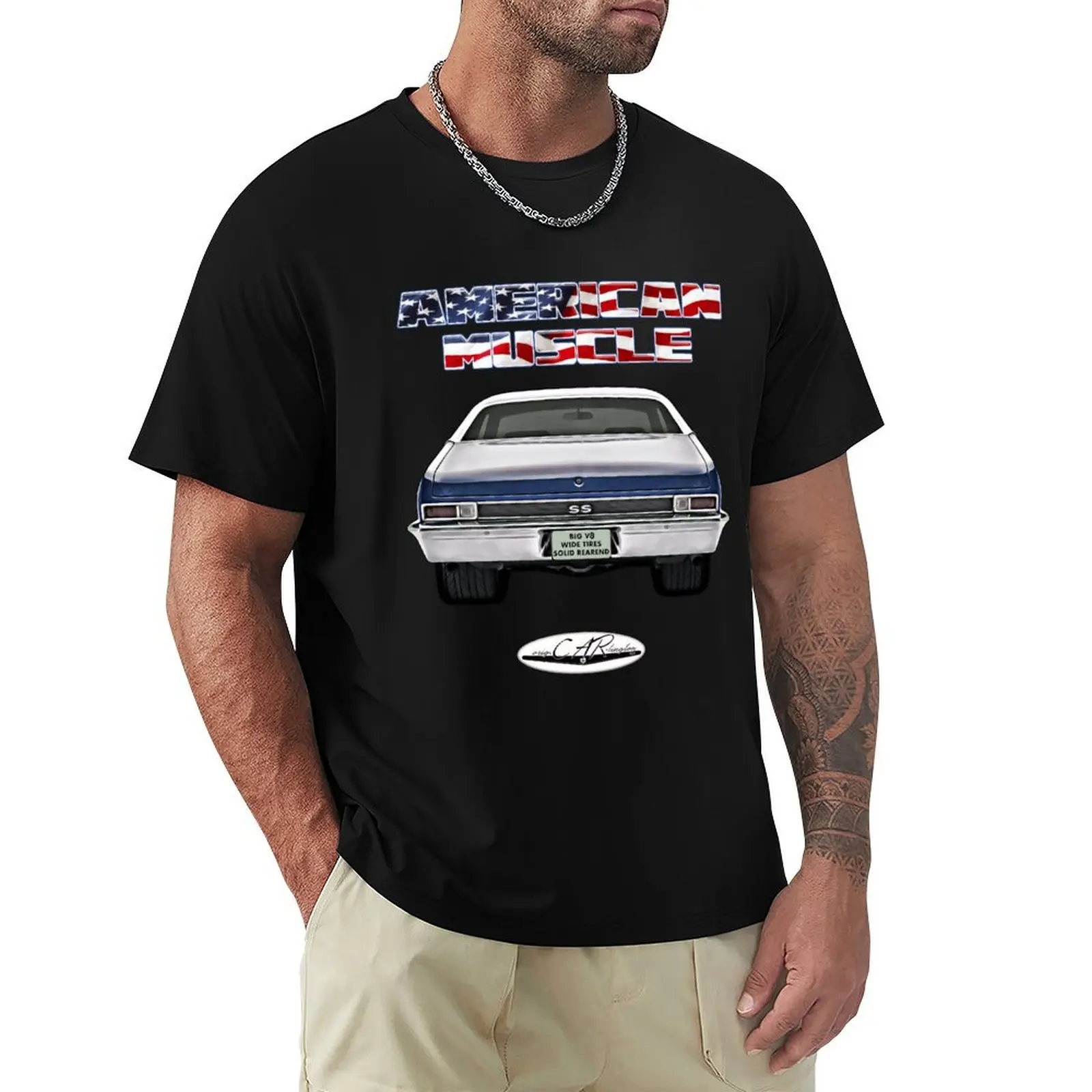 Nova Hotrod Muscle Car Oldtimer Youngtimer 1968 1969 1970 1971 1972 T-Shirt Casual Daily Outfit T-Shirt