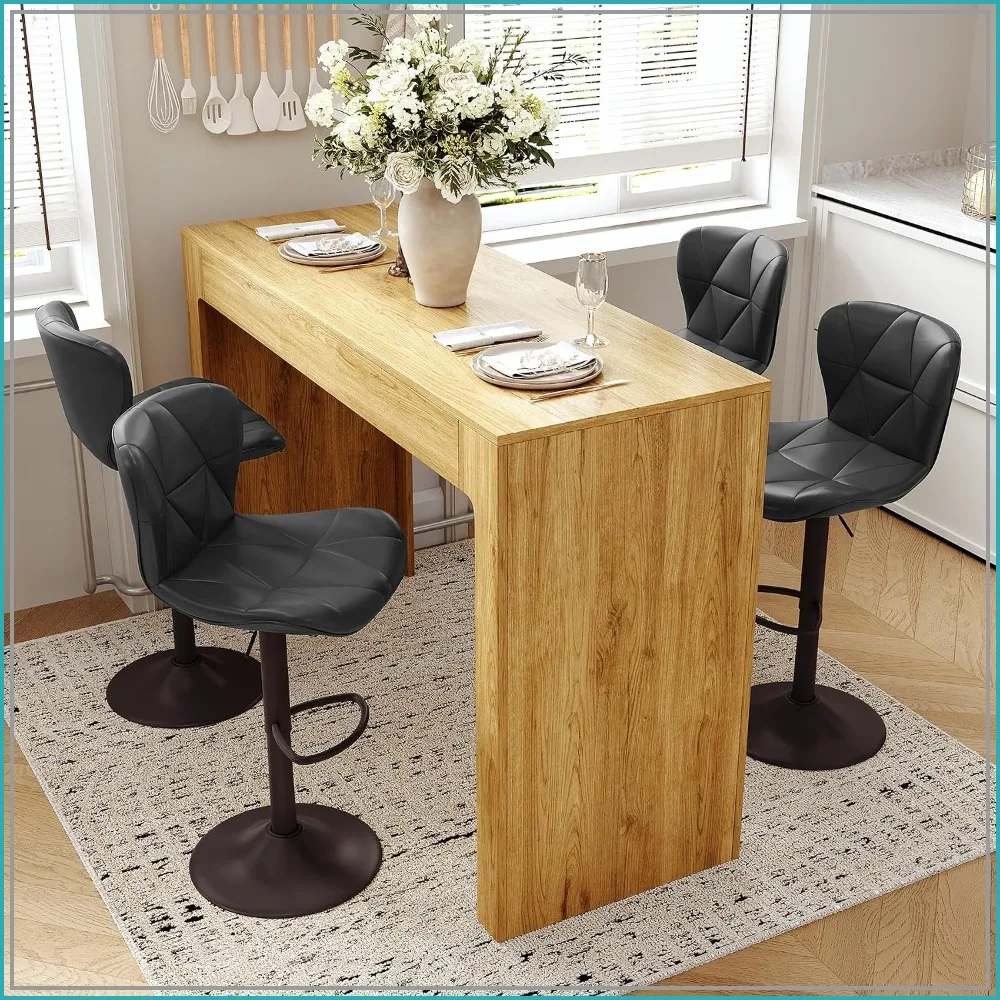 3-Piece Counter Height Bar Table Set 55