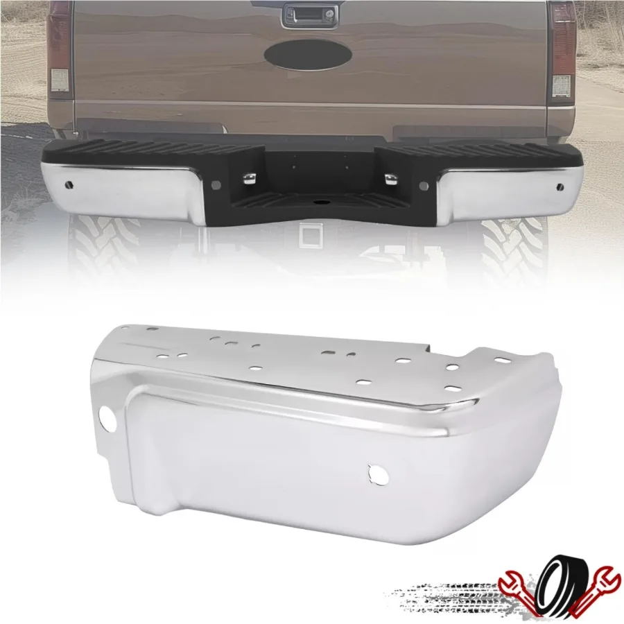 

НОВЫЙ хромированный задний правый правый бампер для 2008-2016 F250 F350 F550 с парком