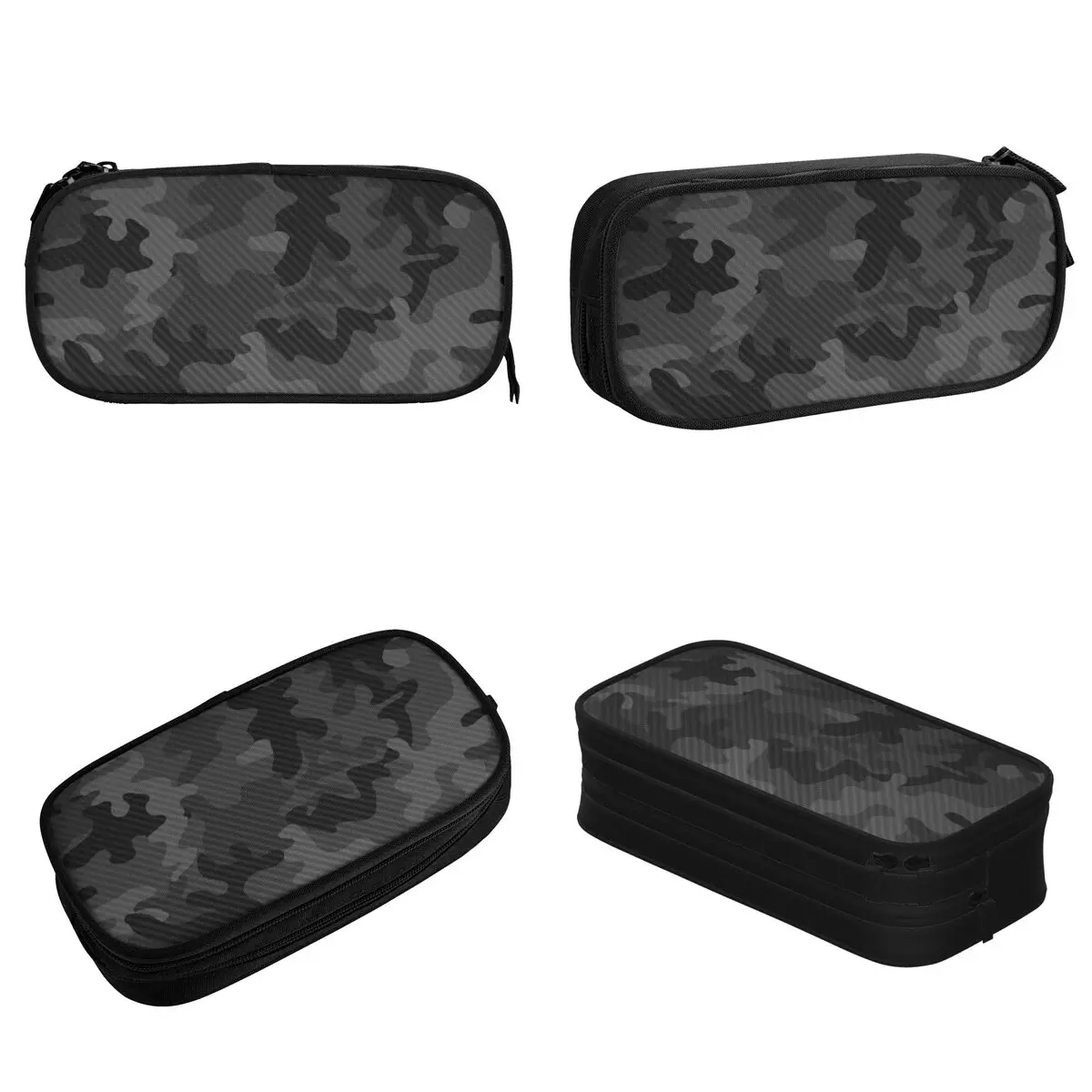 Carbon Camouflage Pencil Case Multicam Military Pen Box Bags Kids Big Capacity School Supplies Cosmetic Pencil Box