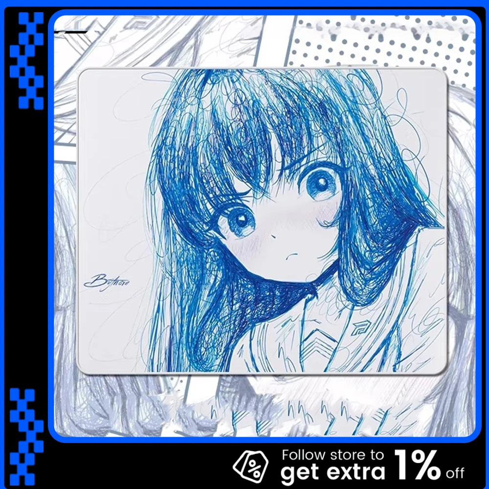 

Bythere Love Gaming Mousepad FPS Astringency and Speed Mouse Pad Skin-Friendly Skidproof For CSGO APEX Valorant Pc Accessories