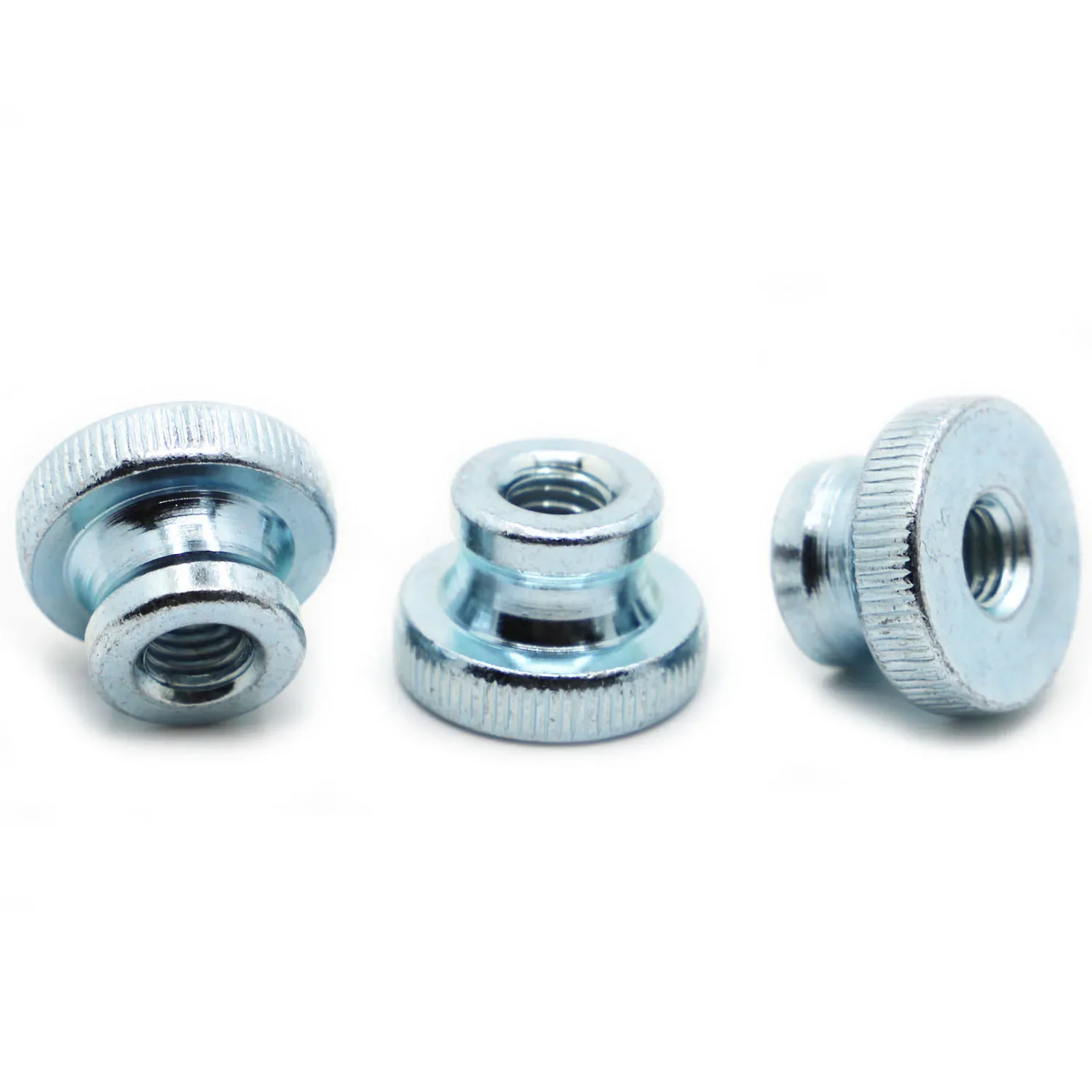 

M3 M4 M5 M6 M8 M10 Galvanized Double Step Adjust Knurl Thumb Nut Hand Tighten Thumbnut 3D Printer Curtain Wall GB806