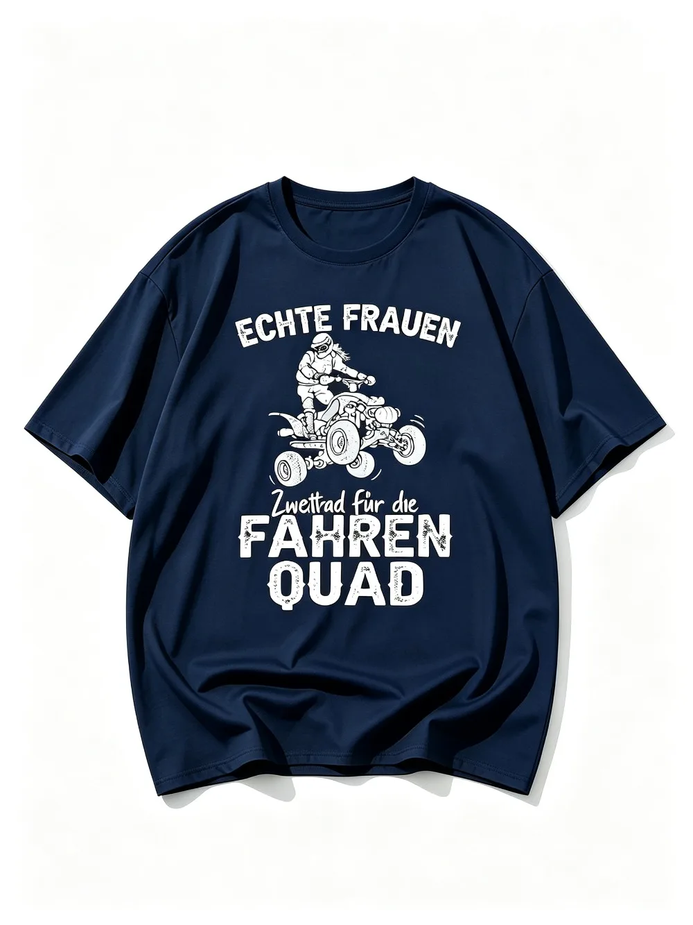 2026 New Real  man ATV Offroad Biker Print T‑Shirt Unisex Elegant Casual Short Sleeve Gift Tee