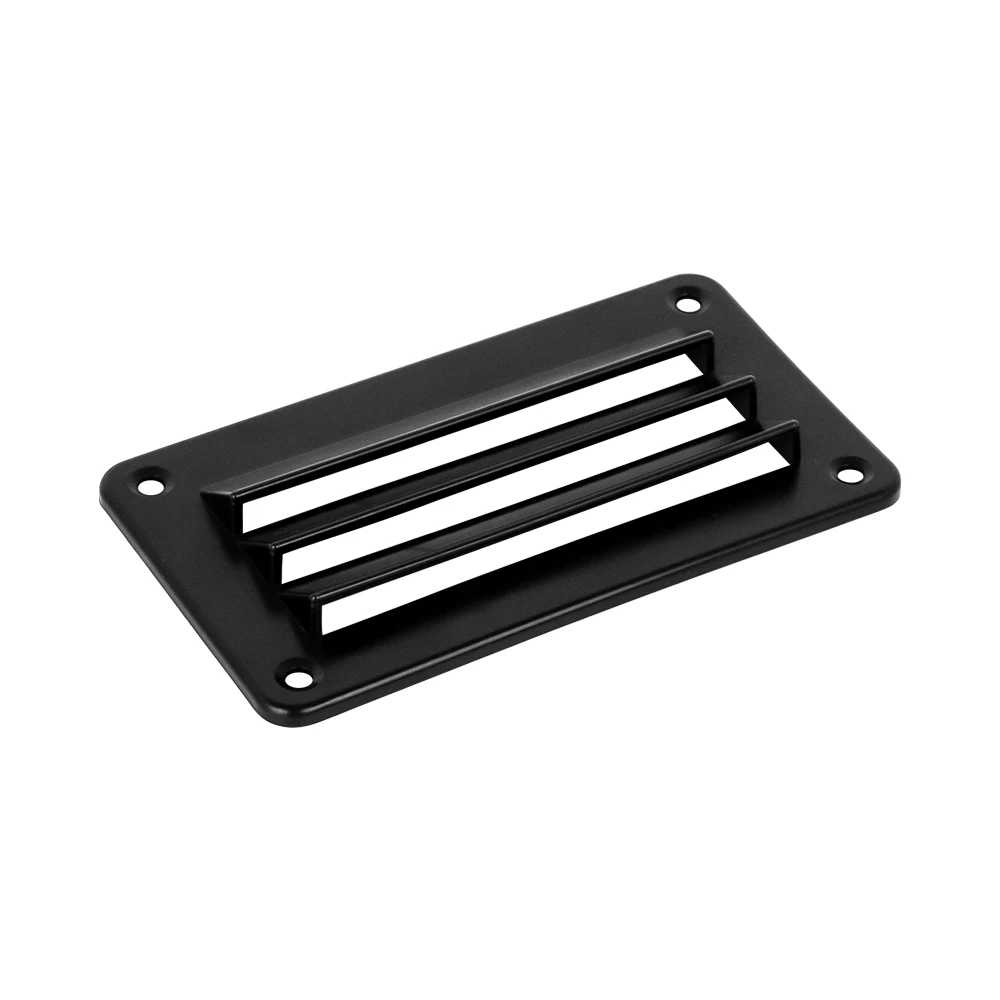 Black ABS RV Air Vent Louver Bathroom Ventilation Grille for Home Boat Yacht Marine Hardware Accessories