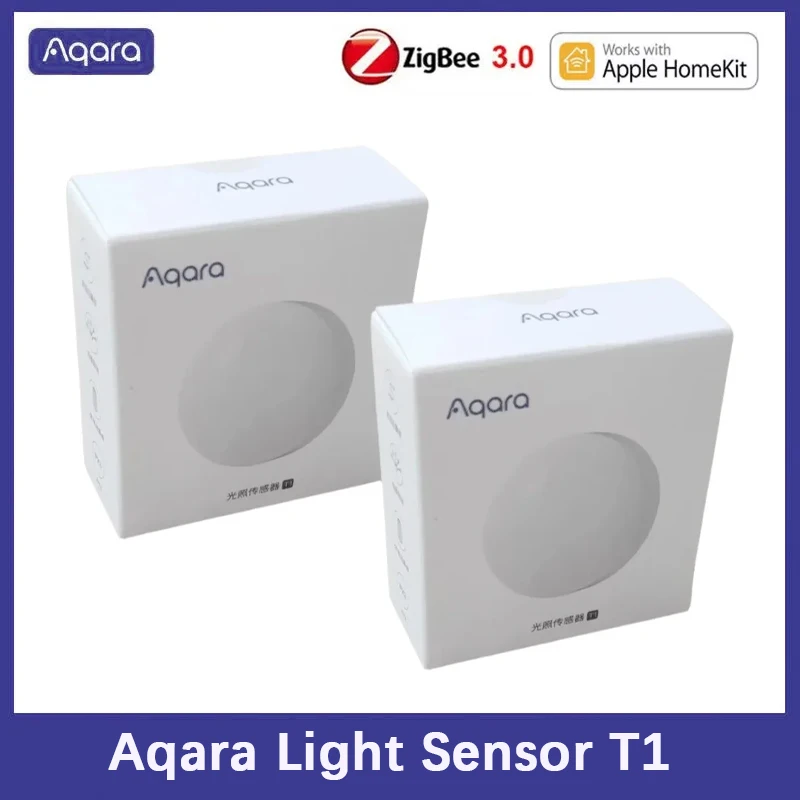 

Original Aqara Light Sensor T1 Zigbee 3.0 Brightness Sensor Smart home Light Detector Magnetic APP Control By aqara home homekit