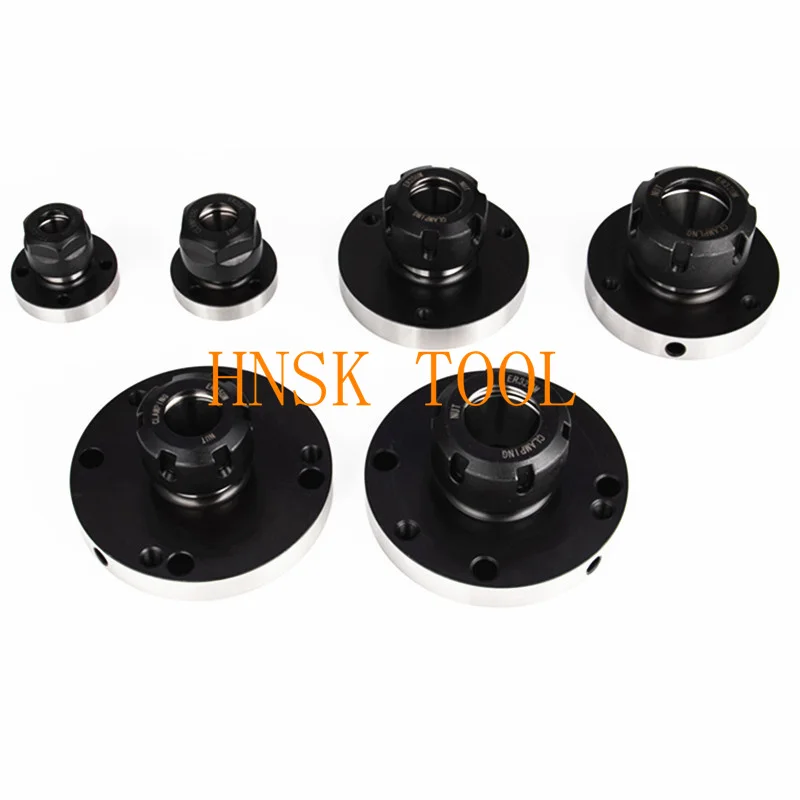 Cartridge ER ER16 ER20 ER25 ER32 ER40 45mm 80mm 100mm Mini Flange Four Axis Collet Fixture Chuck For CNC Milling Lathe Tools