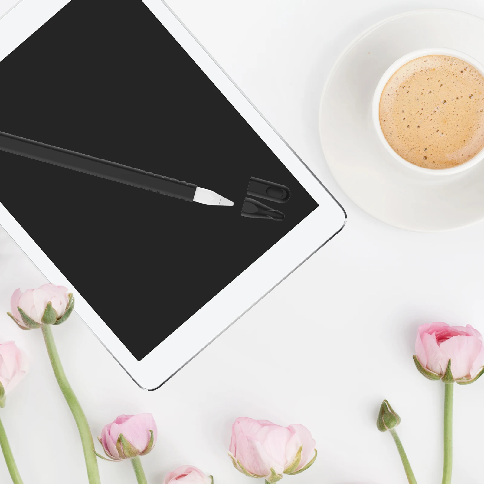 

2 Sets Stylus Pen Body Sleeve Silicone Protective Cover Compatible With Ipad Pencil 2 Durable Scratch Resistant Pencil Sleeve