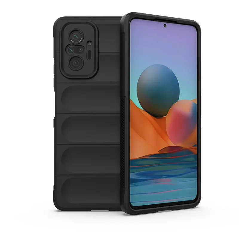 For Redmi Note 10 Pro Cover Redmi Note 10 Pro Case 6.67 Inch Rubber Shockproof Soft Silicone Bumper For Xiaomi Redmi Note 10 Pro