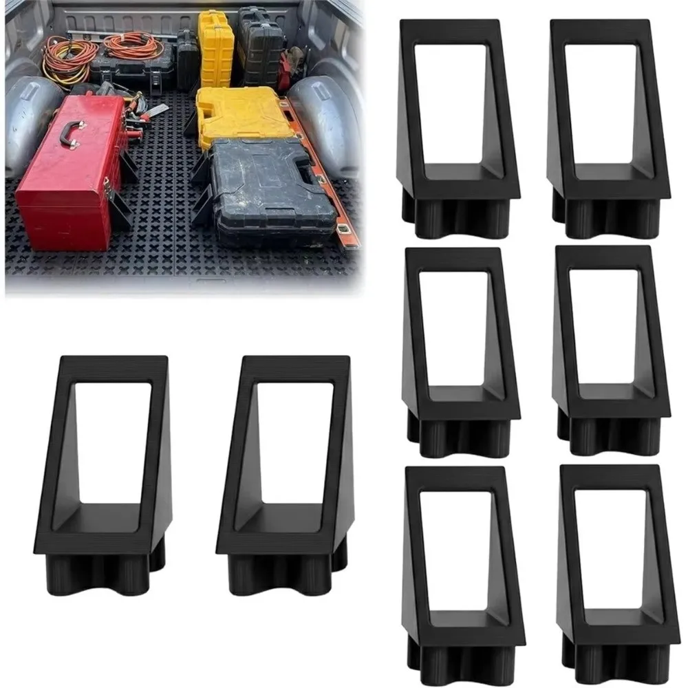 1/5/8PCS Plastic Truck Bed Blocker Weather Resistant Protective Barrier Cargo Track Insert Easy Setup Secure Fit