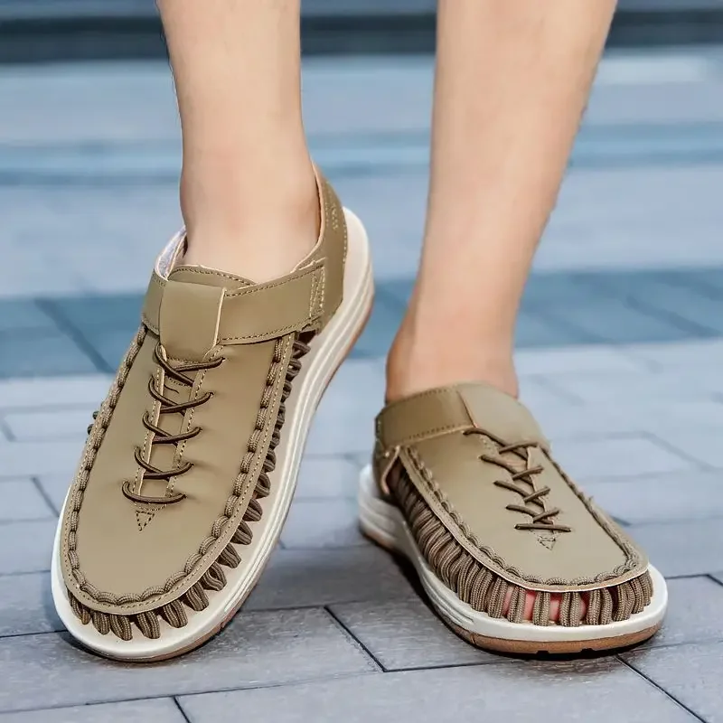 

Beach Shoes for Men Closed Toe Ultralight Breathable Expensives Luxury Designer Buy Cheap Liquidation Big Size Open Man Sandals