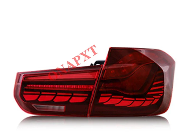 Streaming Turn light LED Tail Light Assembly Refit Taillight Rear Lamp Dragon Scale For BMW 3 Series F30 F35 M4 2013-2018