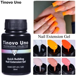 Tinovo Uno 30ML NEW Builder Nail Gel In A Bottle Semi Permanent UV Acrylic Building Extension Gel Nails Art Supply for Manicure