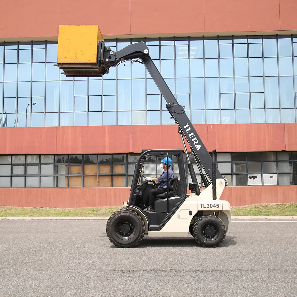 CE/EPA Telescopic Loader Manitou Telehandler Telescopic Loader Mini Telehandler Wheel Loader 4x4 Mengemudi Forklift Telehandler