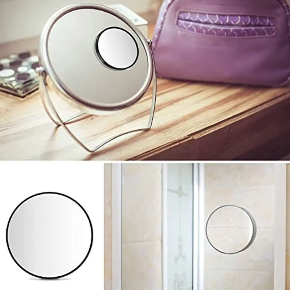 Remove Acne Pores Makeup Mirror Round Shape Makeup Tool 10/20/30x Magnifying Mirror Black With Two Suction Cups Cosmetics Mirror