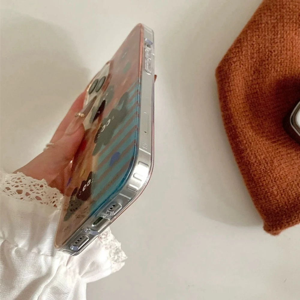 الرجعية لصق ليوبارد نمط القط الجليدي الملمس الفتيات النساء جراب هاتف ل Xiaomi 14T 13T برو 11 لايت 5G NE غطاء مقاوم للصدمات