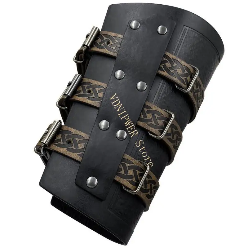 2lotsmedieval pu geather armguards archable مع تعديل حارس الذراع بالجنسين للجنسين d08e