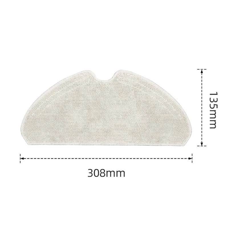 10 Pcs Cleaning Cloth For Dreame D10S Sweeping Robot Accessories Rag Mop Robot Vacuum Cleaner Replacement Mop Cloths