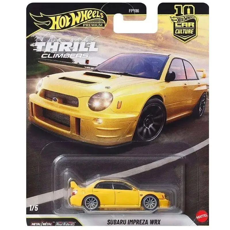 รถฮอตวีลส์ พรีเมียม FPY86 ทริล ไคลม์เบอร์ส ซูบารุ ปอร์เช่ แลนเซอร์ อีโว แลนเซีย เบนซ์ 300 1:64 โมเดลรถไดแคสต์ ของสะสม ของเล่น