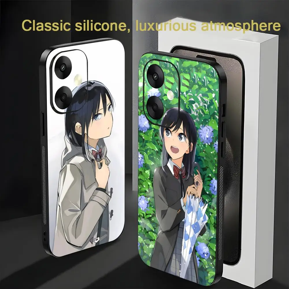 

Чехол для телефона Pseudo Harem Rin Nanakura для Xiaomi Redmi 14C 13C 12C Note14 13 12 11 10 Pro Plus S, мягкий черный чехол для телефона