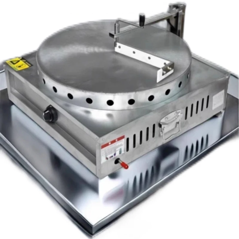 Semi-automatic pancake making machine, pancake griddle, hand-cranked pancake maker, perfect for street vendors