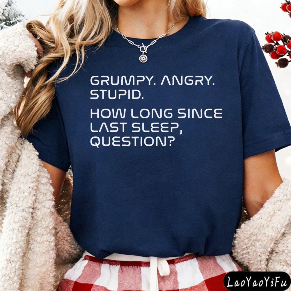 Grumpy Rocky Quote Shirt Project Hail Mary Rocky Inspired Sci Fi T-Shirt Sci Fi Fan Gift Unisex Tee Women Crewneck Cotton Tops