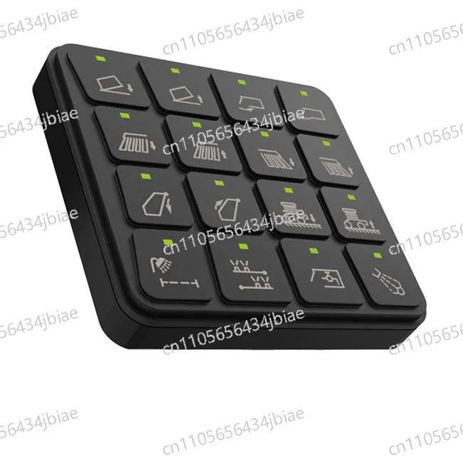 Keyboard button panel 16 keys push car silicone pad keyboard