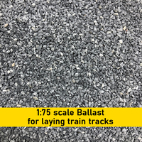 Clearance 1:76 Scale Ballast No Dust Train Model Track Gravel Diy Micro Landscape Mini Sand Table Model Railway Cornerstone