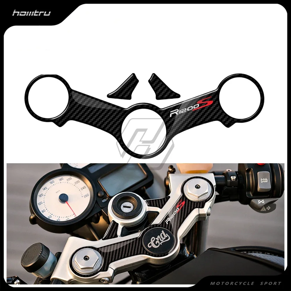 

3D карбоновый верхний тройной защитный чехол для BMW Motorrad R1200S 2006-2010, украшение