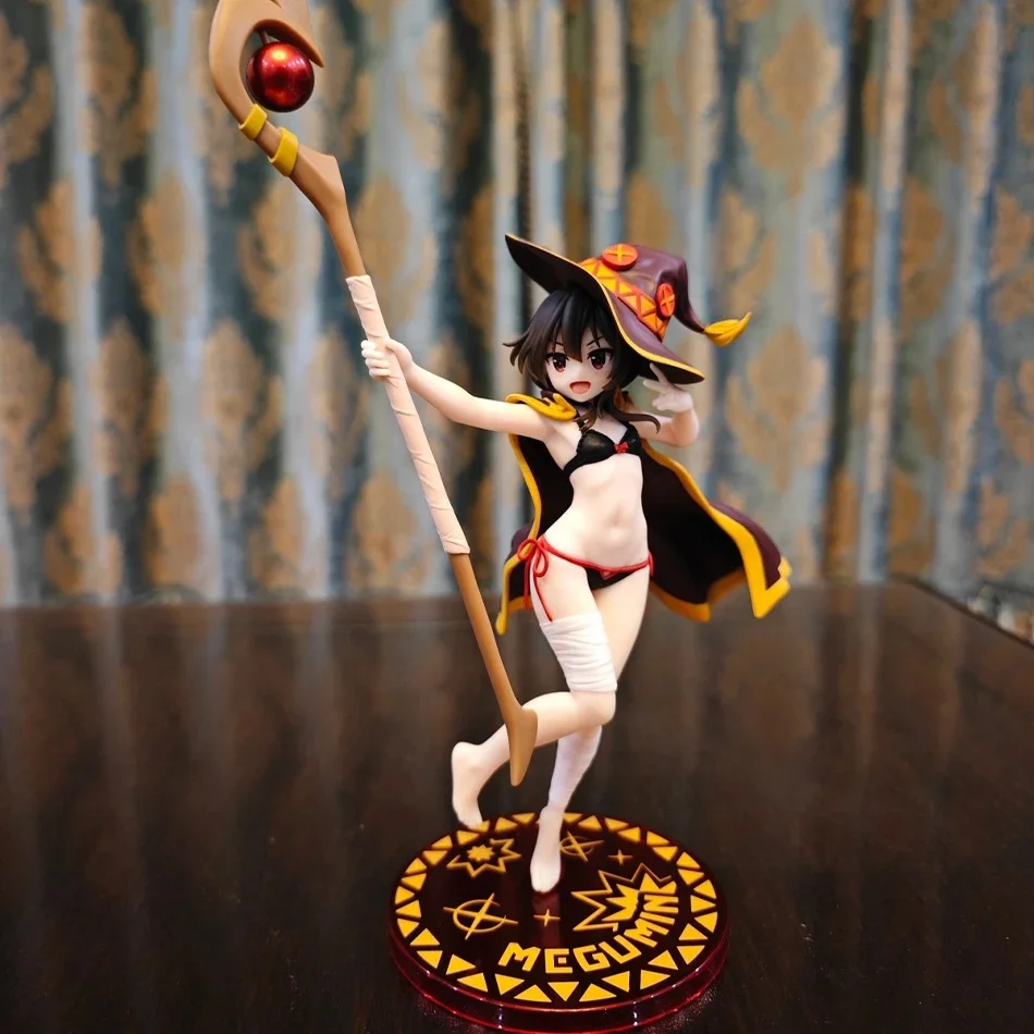¡EN OFERTA! Figura de anime KonoSuba: ¡La bendición de Dios en este maravilloso mundo! Megumin, la Gran Maga, Hermosa Figura Coleccionable