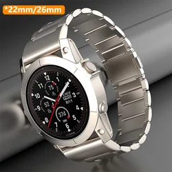 Titanium Strap for Garmin Fenix 7X 6X Enduro 1/2 Magnetic 26mm 22mm Strap for Garmin Fenix 6/7 Pro Instinct 2 Epix Series MARQ