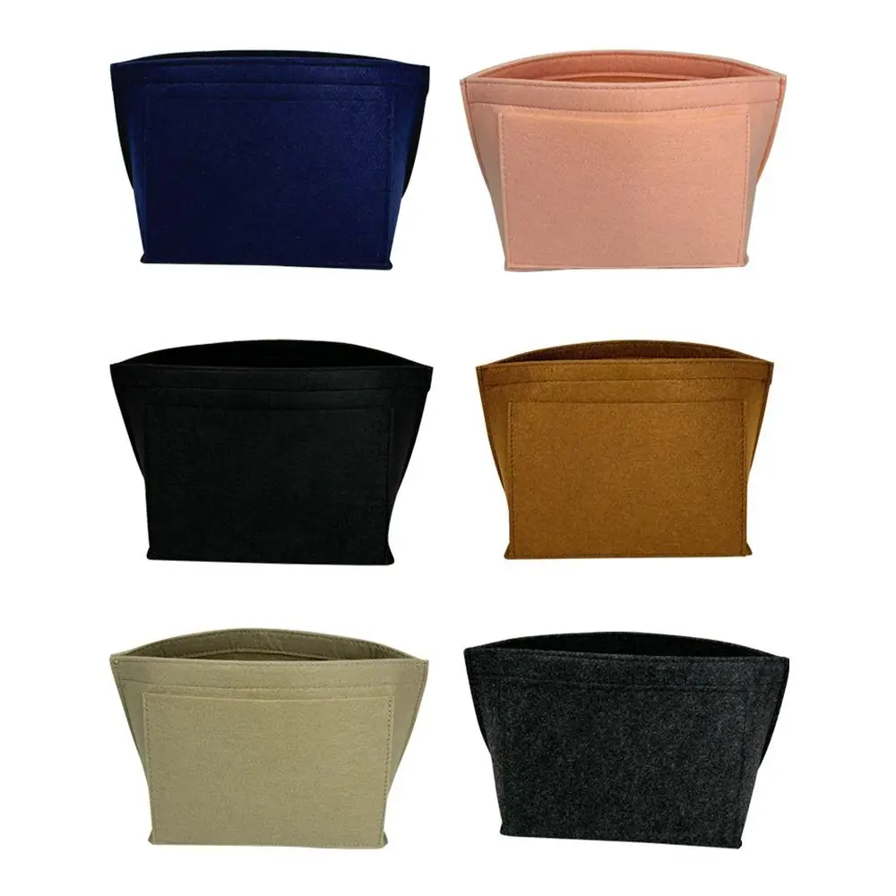 

Multifunctional Felt Handbag Insert Bag Bag Support Multi-Pocket Internal Bag Storage Organization Portable Purse Liner