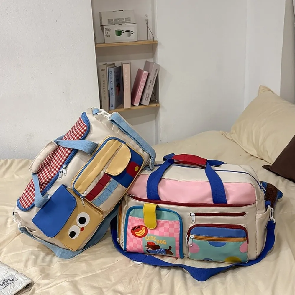 حقيبة سفر ذات سعة كبيرة من الدوبامين بجيوب متعددة ومقصورة أحذية مخصصة للسفر وحقيبة أكسفورد ملونة #4