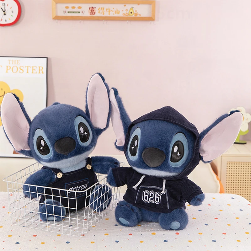 

Kawaii Plush Toy Stuffed Doll Big Ear Stitch Cartoon Cuddly Soft Baby Plushie for Kids Birthday Gift Cute Filled Doll Pillow